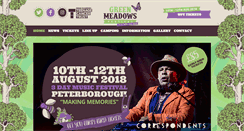 Desktop Screenshot of greenmeadowsfestival.org